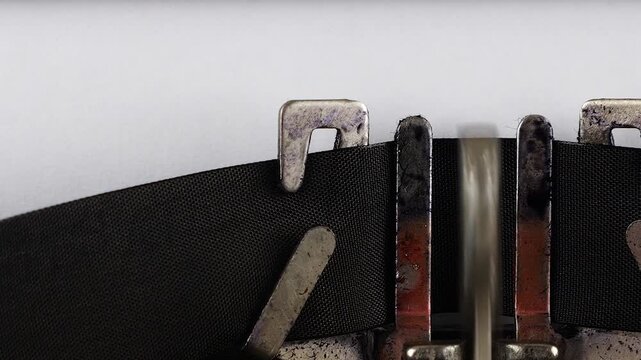 The word EMBARGO is typing on a retro typewriter.