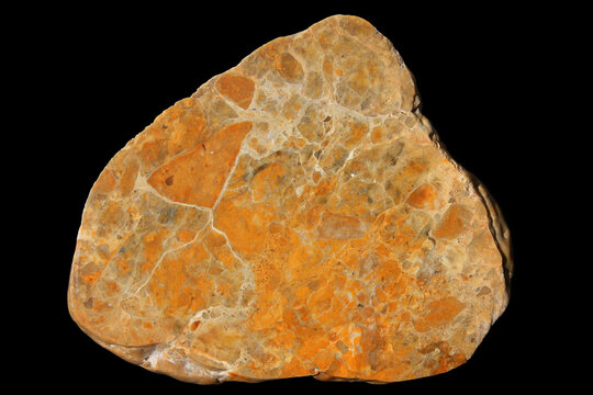 Quartzite Breccia with yellow Jasper from Lower Lusatia, Germany
