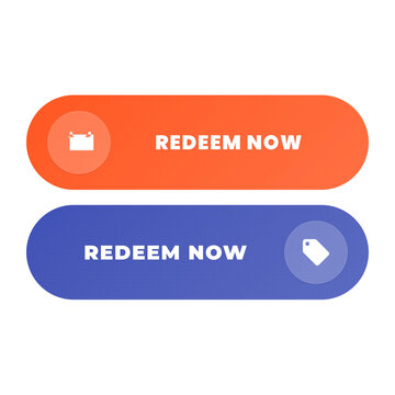 Grab exciting deals now with these vibrant redeem buttons, perfect for promotions