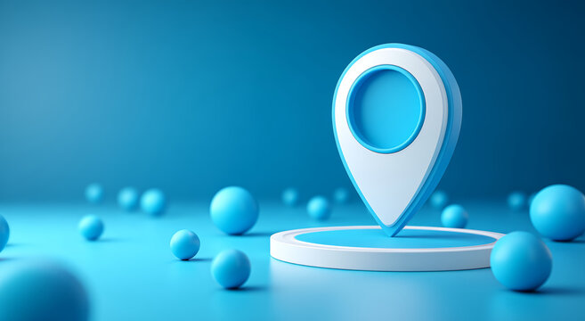 The technological sense of blue positioning