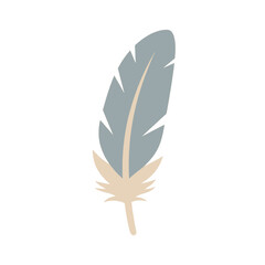 Obraz premium Abstract Decorative Feather Design in Pastel Tones