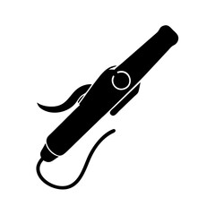 Vector art of hair curler icon