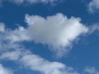 blue sky with clouds