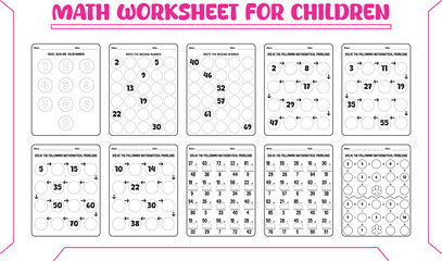 4th grade fun math worksheets for child