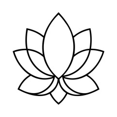 Lotus Flower Vector Illustration