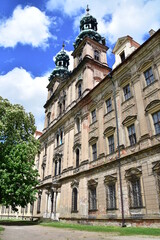 Fototapeta premium Zabytkowy zespół klasztorny w Lubiążu, największe opactwo cysterskie na świecie, Dolny Śląsk, Polska, Europa,
