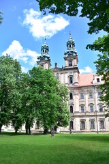 Zabytkowy zesp&oacute;ł klasztorny  w Lubiążu, największe opactwo cysterskie na świecie, Dolny Śląsk, Polska, Europa,