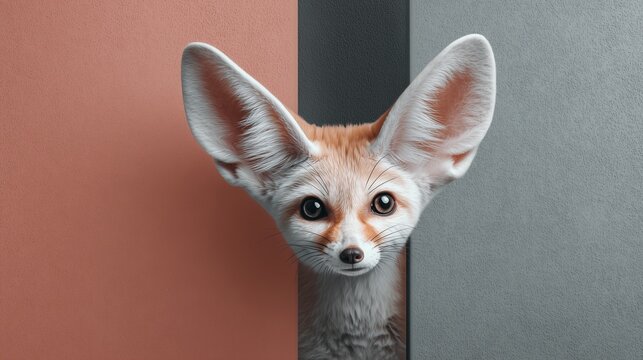 W&uuml;stenfuchs als Banner mit viel Textfreiraum