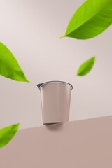 Clean and Modern Illustration of a Bucket