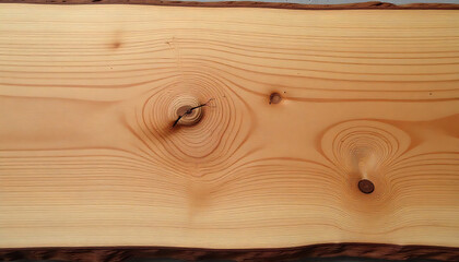 Natural wood surface showcases intricate grain patterns, knots, live edge. Warm brown tones highlight organic texture of this timber material, offering rustic charm, created with generative ai	
