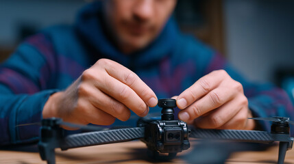 Calibrating a Compact Drone Gimbal with Precision Tool