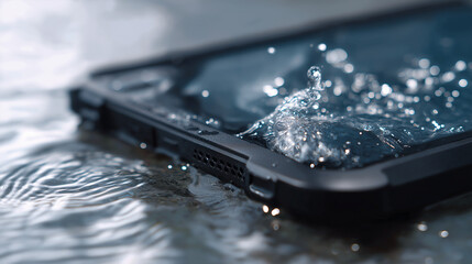 Rugged Military Tablet Showcased in Splash Test Demonstration