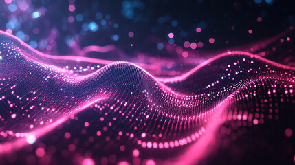 Abstract technology background with electrical signals and digital connectivity, modern computing wallpaper backdrop symbolizing innovation, data flow, and futuristic networks.