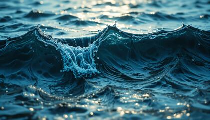 Big Ocean Wave with Surfer &ndash; Action-Packed Sea Surfing Scene