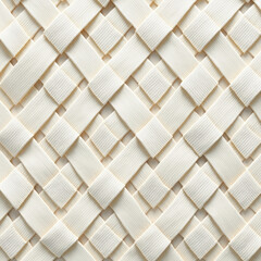 Intricate White Woven Texture for Home Decor and Crafting Projects