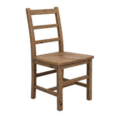 Rustic Wooden Chair: Farmhouse Style Dining Chair