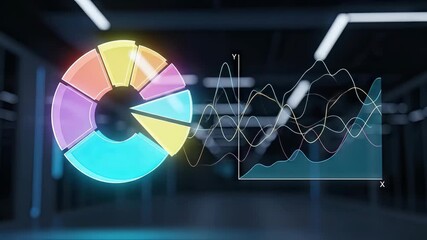 Data Visualization: Pie Chart and Line Graph Analytics - Powered by Adobe
