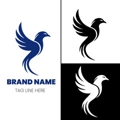 Charming Illustration Phoenix Logo Concept Phoenix Circle Logo Set Pro  Phoenix Fire Bird  