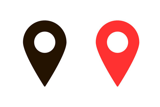 Set of map pointer icons, icons of map pointer , set of map pointer, pointer icon set, icon set of map pin, pin icon,