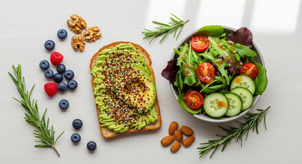 vegetables on a wooden board