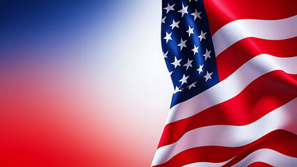 Obraz premium American flag background stars and stripes celebration