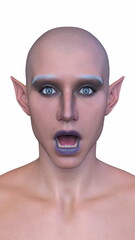 悪魔青年　3DCGレンダリング