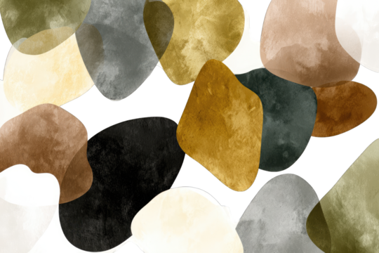 Abstract patterned shapes