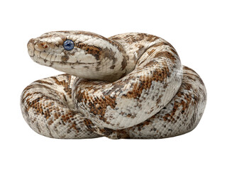 Obraz premium Isolated Snake on Transparent Background with Detailed Scales