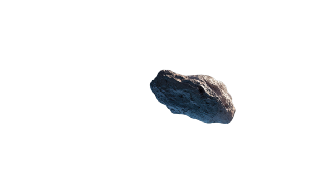 Asteroid in dark space