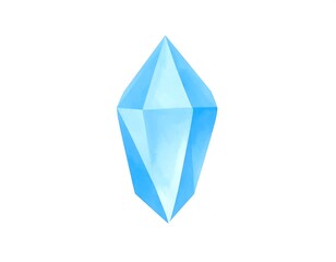 Light blue gem illustration (1)