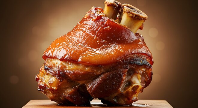 "Duitse specialiteit Schweinshaxe met zuurkool en jus"