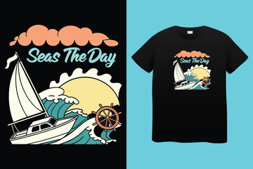 I’m on a boat i got my swim trunks and my flippie-floppies - Boat Captain T Shirt Design, Hand drawn vintage illustration with hand lettering and decoration elements, banner, flyer and mug, Poster, EP