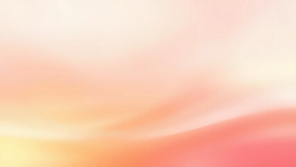 Golden Hour Glow: Soft Gradient of Warm Orange, Pink, and Cream Tones