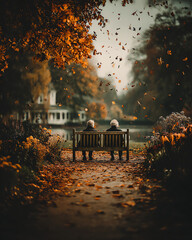 Intimate Moment in a Serene Park