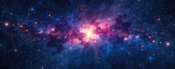 Two star constellations, mirror images of each other, shine brightly in the night sky, a celestial double Perfect for astrology, astronomy, space, and fantasy themes , reflection, constellation art