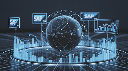 Sap technology global network business digital communication data analysis