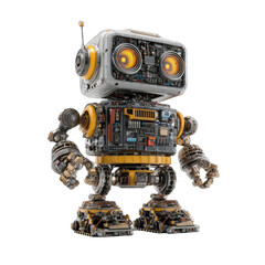 Cute robot, futuristic design