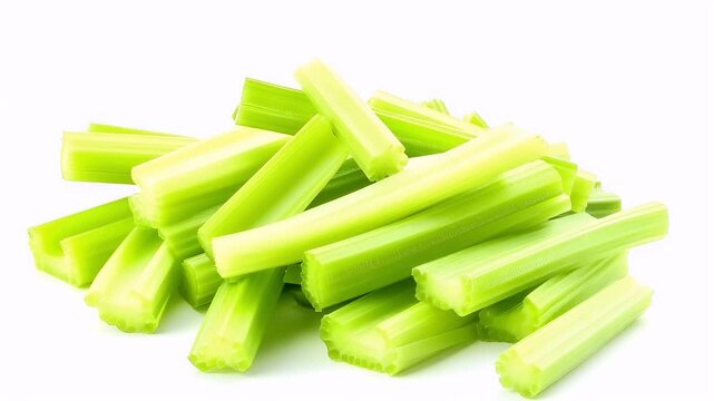 fresh celery stalks video stock lifestyle.
