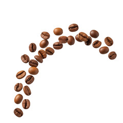 Obraz premium Roasted Coffee Beans: Aromatic, Rich, and Bold