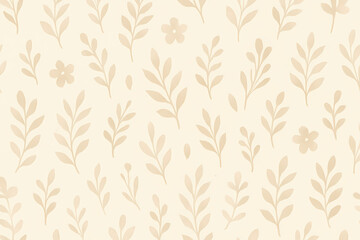 Seamless pattern with bamboo leaves