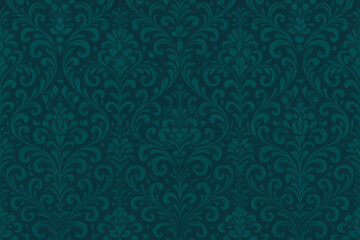 Seamless damask wallpaper