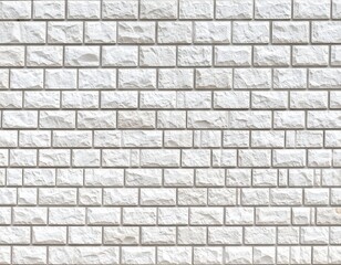 White stone brick wall texture
