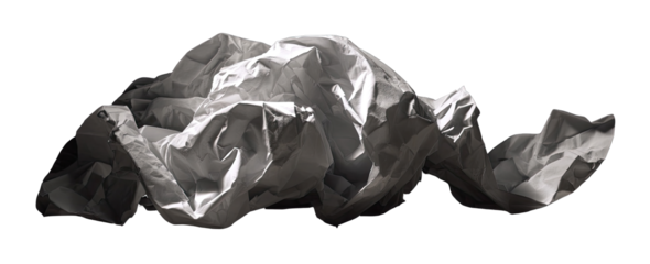 Crumpled white paper