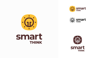 Modern Bulb logo designs concept vector, Light bulb idea  logo icon, Smart Inspiration logo designs template