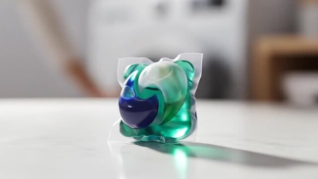 Colorful Chewing Gum in Transparent Wrapper