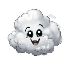 cute cartoon cloud