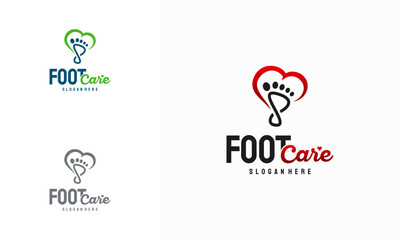 Foot Care logo designs concept vector, Iconic Foot Logo designs template
