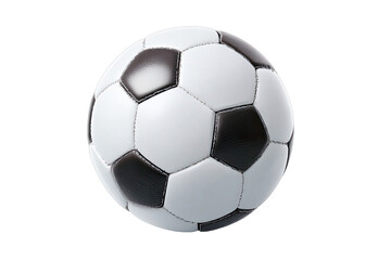 Obraz premium Soccer ball, white and black panels