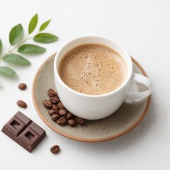 Obraz premium Hot chocolate coffee cup