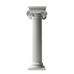 Ionic Column: Architectural Design Element, 3D Render, Classical Architecture